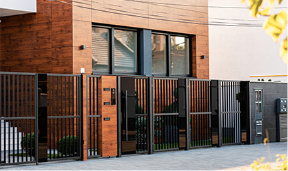 Wood Look Aluminium Screening